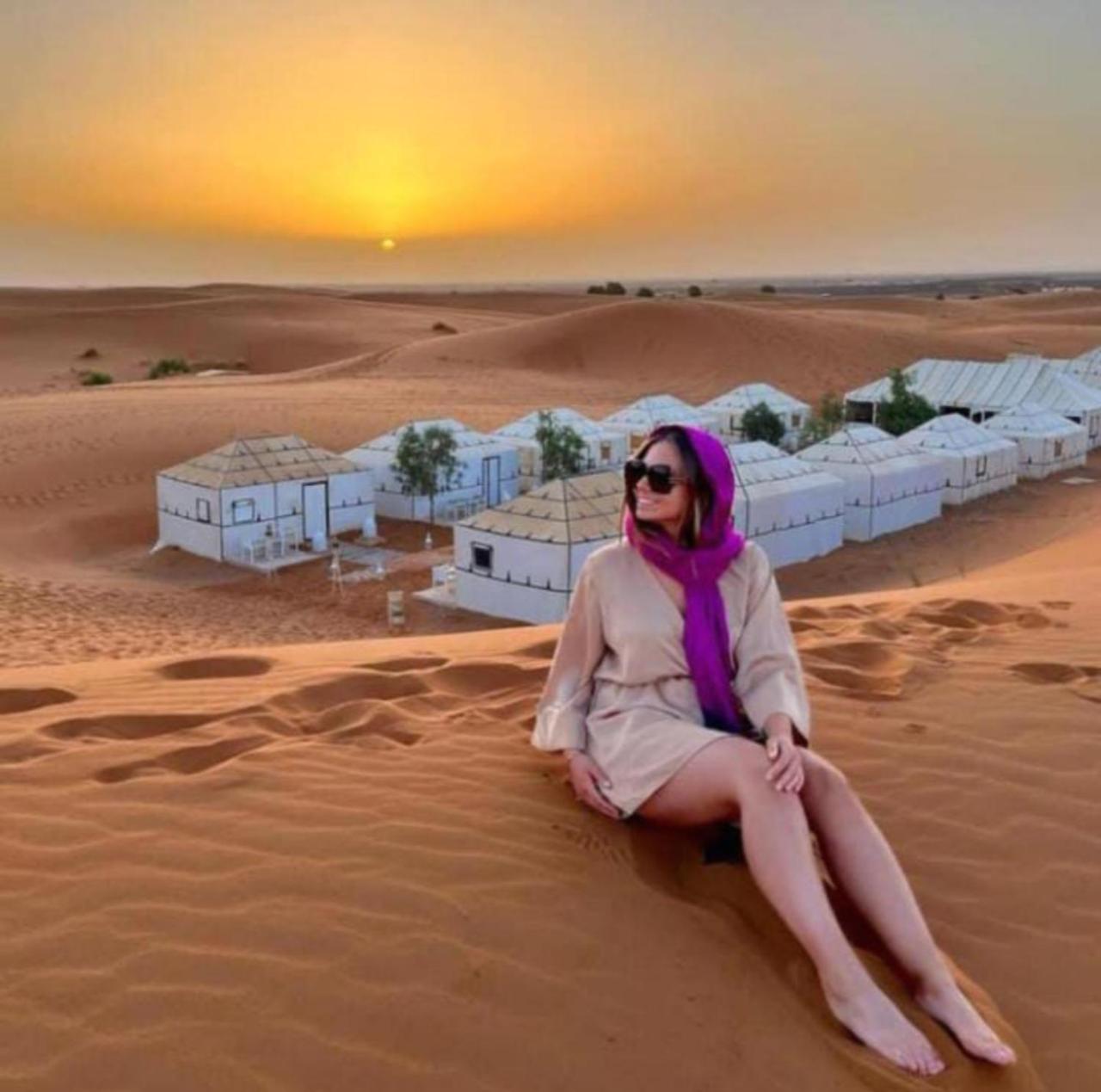 Bed and Breakfast Luxury Bedouin Camp Merzouga Exteriér fotografie